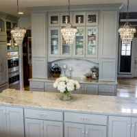 Custom light gray inset kitchen (1)